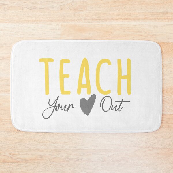 Item preview, teach your heart out- yellow designed and sold by Bellawolfe.