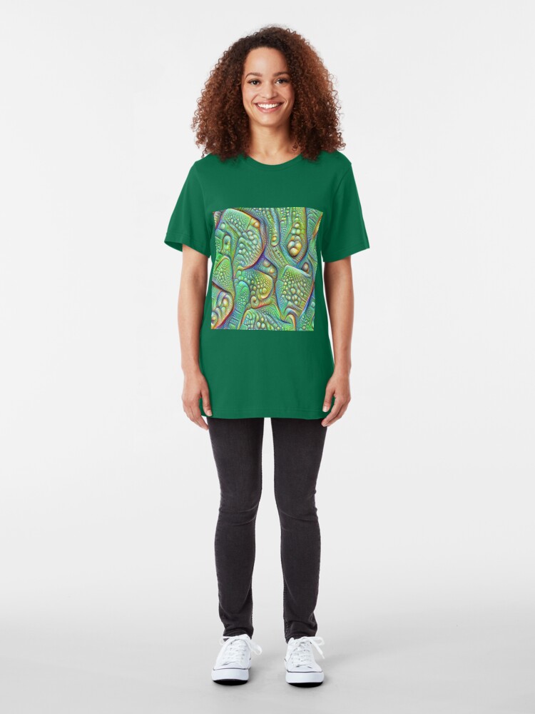 Alternate view of Abstraction #DeepDream Slim Fit T-Shirt