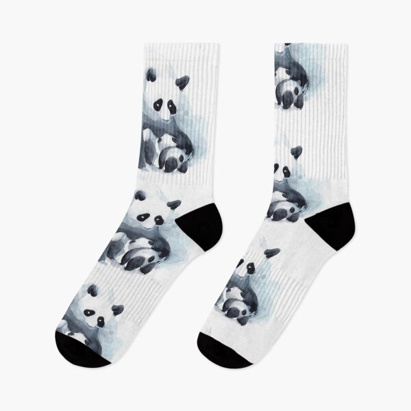 Aperçu de l'œuvre Aquarelle Famille De Panda créée et vendue par Threeleaves.