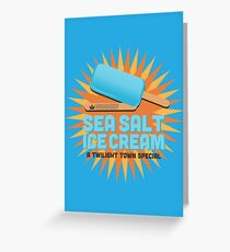 Sea Salt Ice Cream Greeting Card