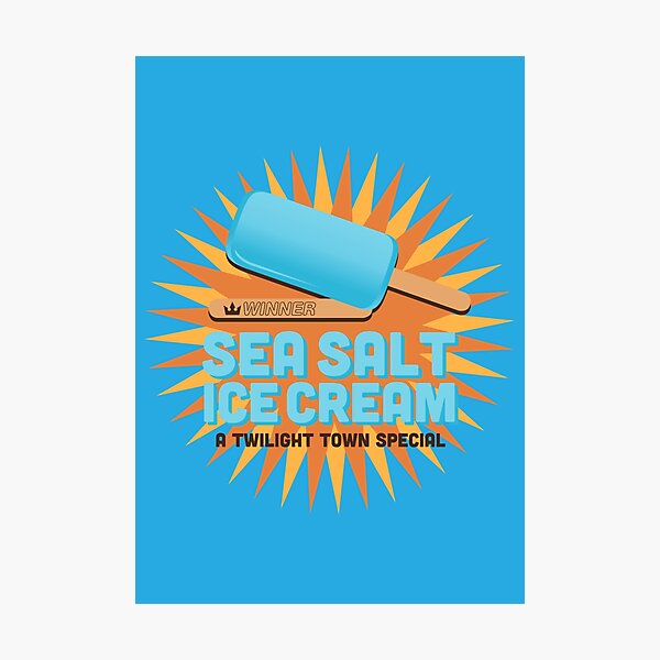 "Sea Salt Ice Cream" Photographic Print by DanielaWalker Redbubble