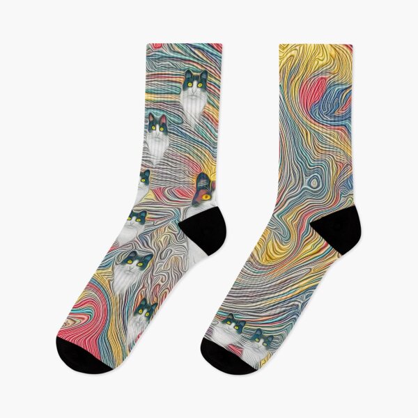Item preview, Abstract fibonacci cats designed and sold by blackhalt.