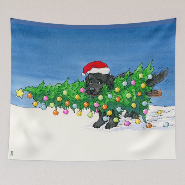 Item preview, The Christmas Newfie designed and sold by S.O.S.  Terre-neuve Québec Newf Rescue.