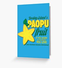 Paopu Fruit - Kingdom Hearts Greeting Card