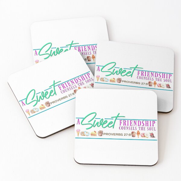 Item preview, A Sweet Friendship Proverbs 27:9 designed and sold by TheKingdomAttic.