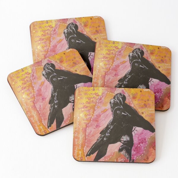 Item preview, Gossiping Crows Art Journal Page designed and sold by emme76.