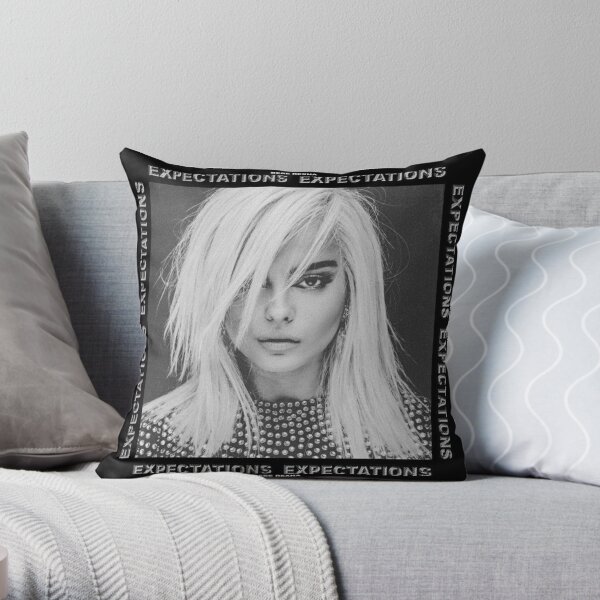 Bebe silver cheap throw pillows