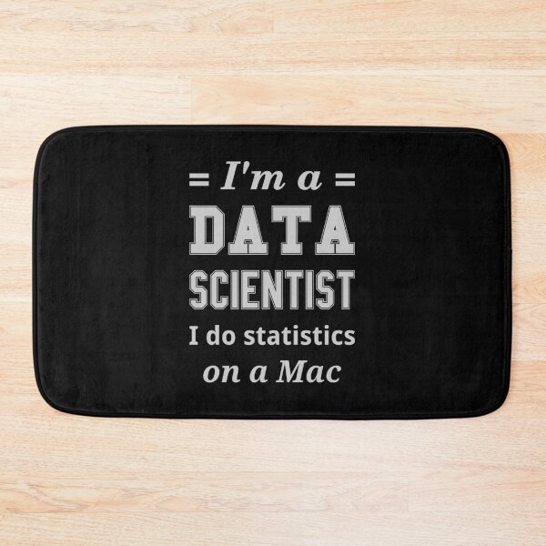 Item preview, I'm a DATA SCIENTIST I do statistics on a Mac - Light Gray Design designed and sold by ramiro.