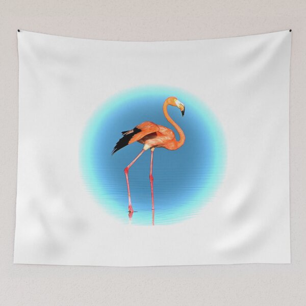 Item preview, Retro Vintage Flamingo Pop Art Print designed and sold by carlitapeartree.