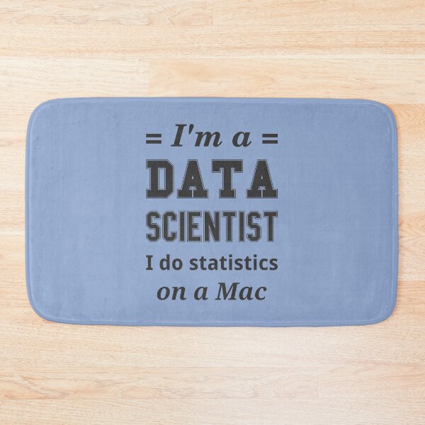 Item preview, I'm a DATA SCIENTIST I do statistics on a Mac - Dark Gray Design designed and sold by ramiro.