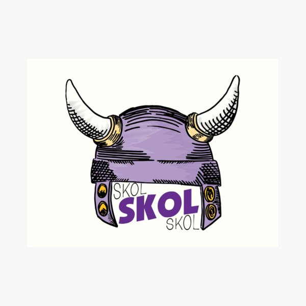 SKOL! Minnesota Vikings Chant Greeting Card for Sale by Kristen