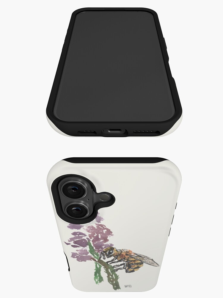 Thumbnail 3 of 4, iPhone Case, "Bee" Free designed and sold by crafty-fox.