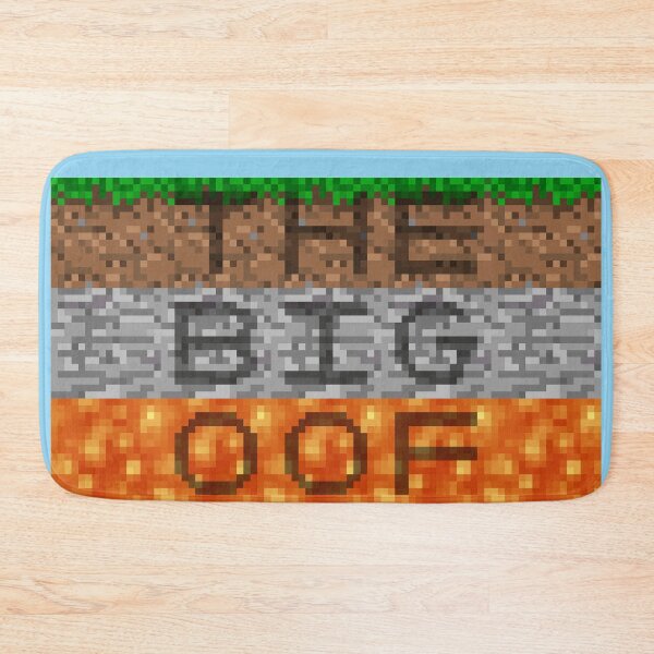 Item preview, The Big OOF - Minecraft Style designed and sold by SolarCross.