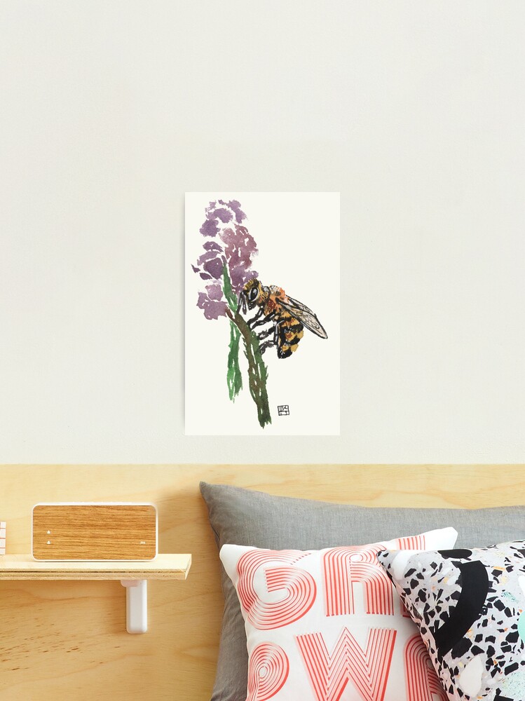 Thumbnail 1 of 3, Photographic Print, "Bee" Free designed and sold by crafty-fox.