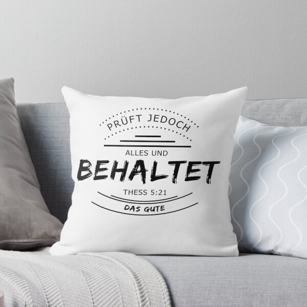 Item preview, Bible verse HFA Thess 5:21 designed and sold by GoodNewsDesign.