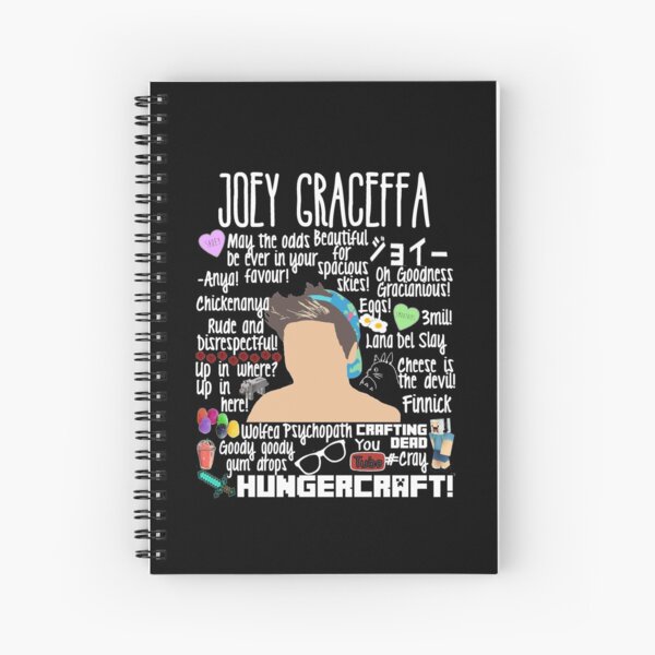 Joey Graceffa Collage Spiral Notebook