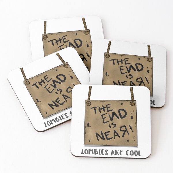 Item preview, THE END IS NEAR ZOMBIE APOCALYPSE SHIRT designed and sold by ER-DESIGNS.