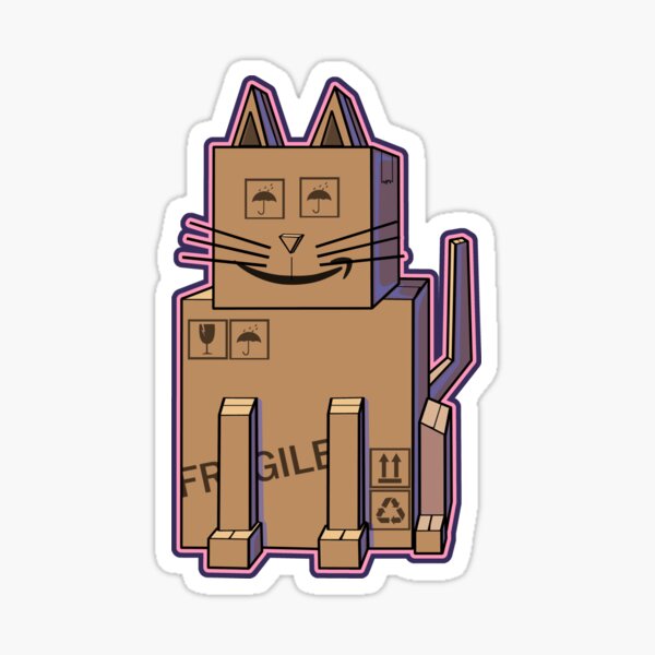 BoxCat Sticker