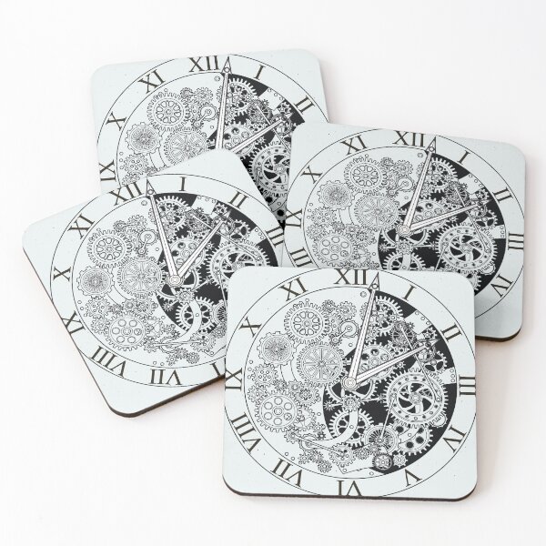 Item preview, Steampunk Skeletonized Clock designed and sold by Alli Well.