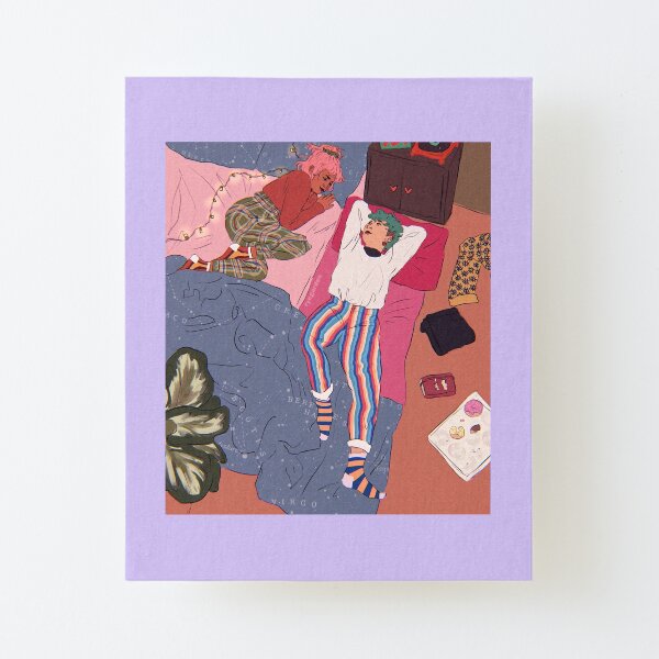 bedroom pop Canvas Mounted Print