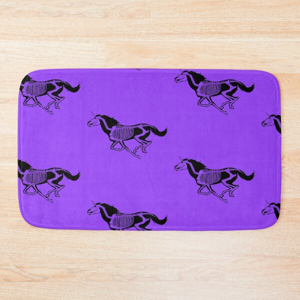 Item preview, Black Transparent Xray Unicorn Skeleton: Purple Bg designed and sold by LuxeHurricane.