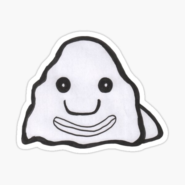 Inktober Day 9: Blobfish Sticker