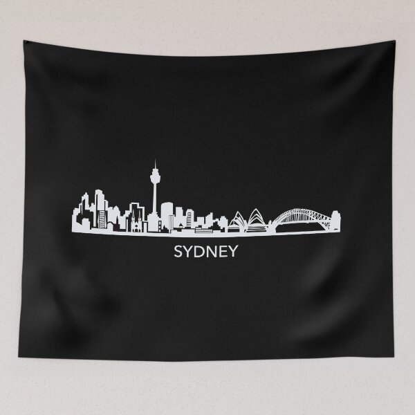 Item preview, Sydney Skyline Art designed and sold by Elenia Design.