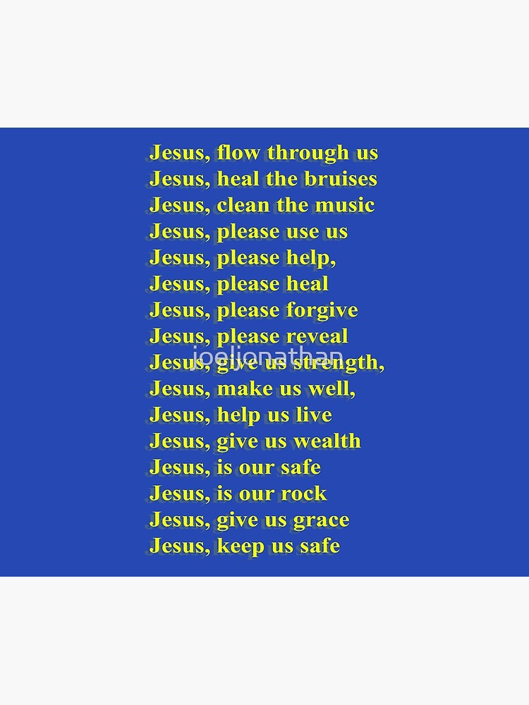 "JESUS IS KING WATER DESIGN" Tapestry by joeljonathan Redbubble