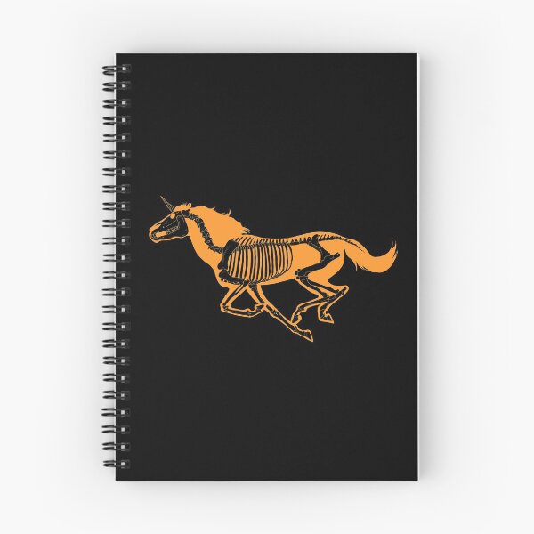 Item preview, Xray Unicorn Skeleton: Orange/Transparent/Black designed and sold by LuxeHurricane.