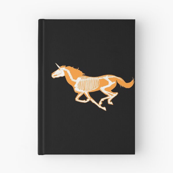 Item preview, Xray Unicorn Skeleton Orange/White/Black designed and sold by LuxeHurricane.