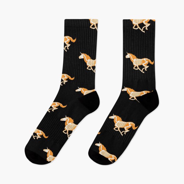 Item preview, Xray Unicorn Skeleton Orange/White/Black designed and sold by LuxeHurricane.