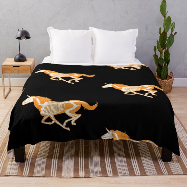 Item preview, Xray Unicorn Skeleton Orange/White/Black designed and sold by LuxeHurricane.