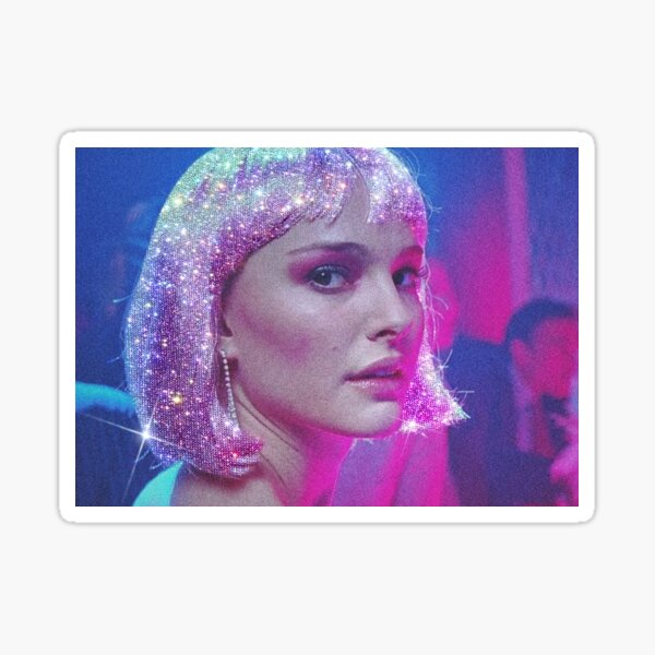 Vista previa del artículo con la obra «Natalie Portman Glitter», diseñado y vendido por nudelele.