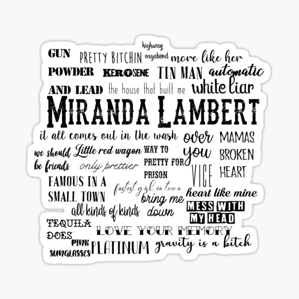 Item preview, Copy of Miranda Lambert designed and sold by jennaautumn.