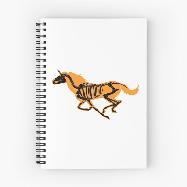 Item preview, Xray Unicorn Skeleton Orange/Black designed and sold by LuxeHurricane.