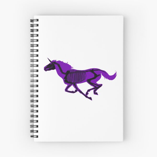 Item preview, Xray Unicorn Skeleton Purple/Black designed and sold by LuxeHurricane.