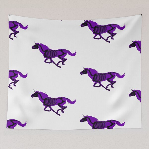 Item preview, Xray Unicorn Skeleton Purple/Black designed and sold by LuxeHurricane.