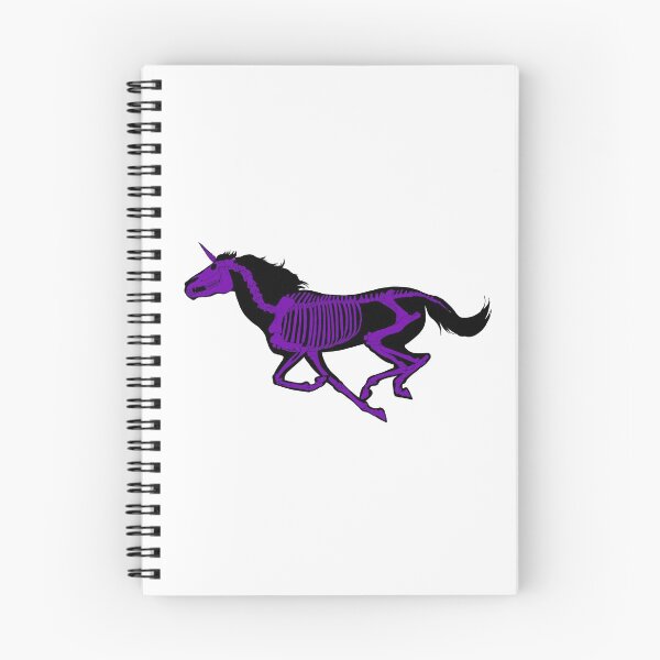 Item preview, Xray Unicorn Skeleton Black/Purple designed and sold by LuxeHurricane.