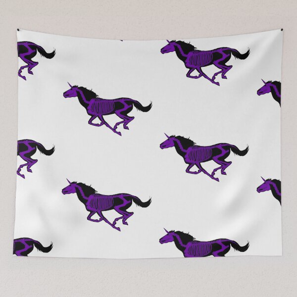 Item preview, Xray Unicorn Skeleton Black/Purple designed and sold by LuxeHurricane.