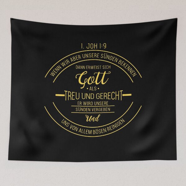 Item preview, Bible verse HFA 1 Joh 1: 9 designed and sold by GoodNewsDesign.