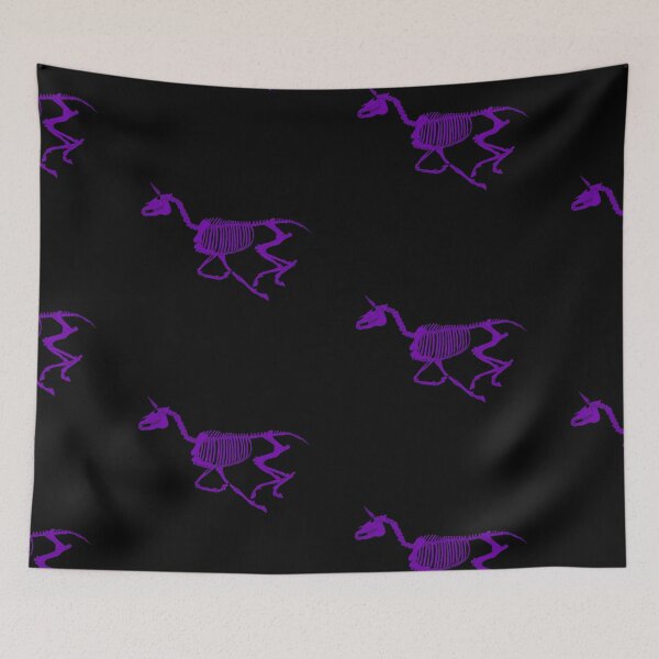 Item preview, Xray Unicorn Skeleton Black/Purple/Black designed and sold by LuxeHurricane.