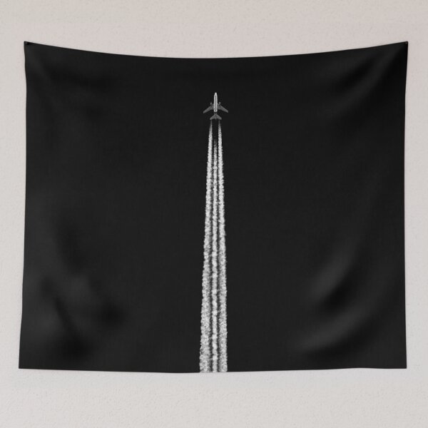 Item preview, PLANE WITH CONTRAILS designed and sold by Jean Gregory Evans.