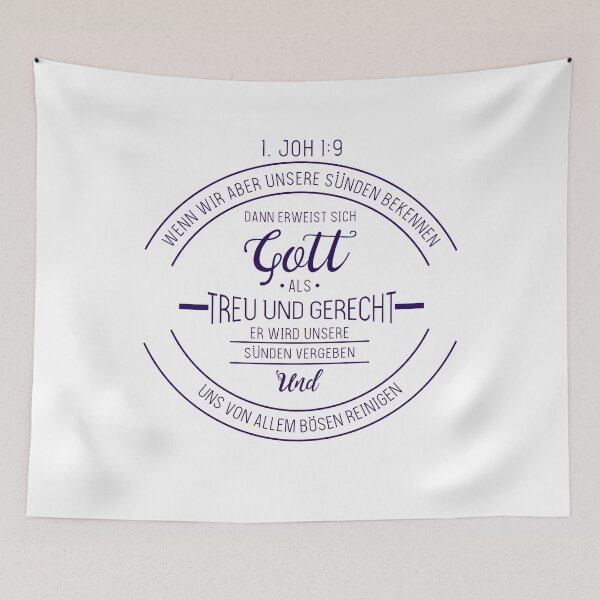 Item preview, Bible verse HFA 1 Joh 1: 9 designed and sold by GoodNewsDesign.