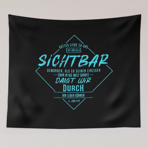 Item preview, Bible verse HFA 1 John 4: 9 designed and sold by GoodNewsDesign.