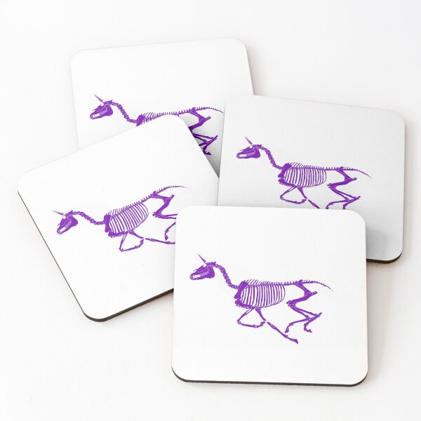Item preview, Xray Unicorn Skeleton White/Purple/Transparent designed and sold by LuxeHurricane.