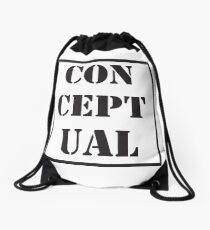 Conceptual Art: Conceptual Drawstring Bag