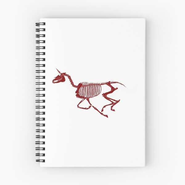 Item preview, Xray Unicorn Skeleton White/Crimson/Transparent designed and sold by LuxeHurricane.