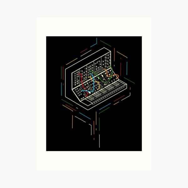 Modular Synthesizer Art Print