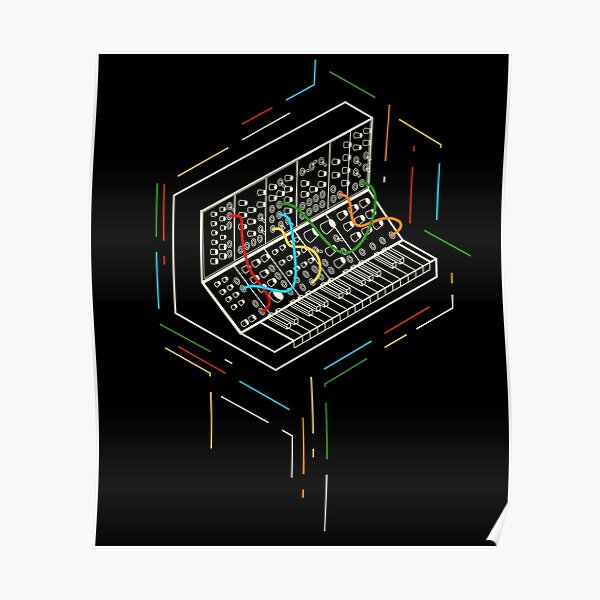 Modular Synthesizer Poster