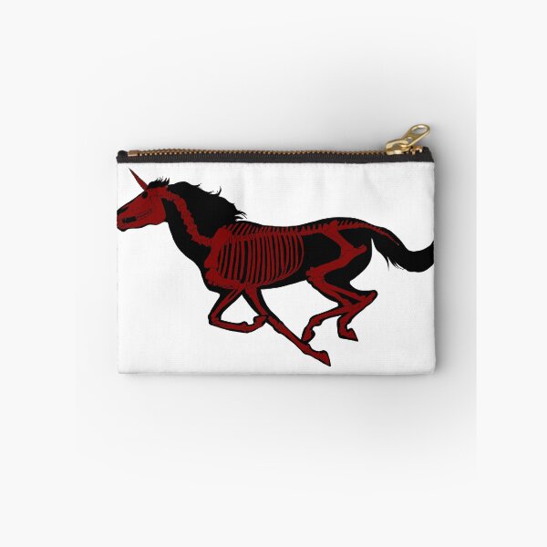 Item preview, Xray Unicorn Skeleton Black/Crimson/Transparent designed and sold by LuxeHurricane.